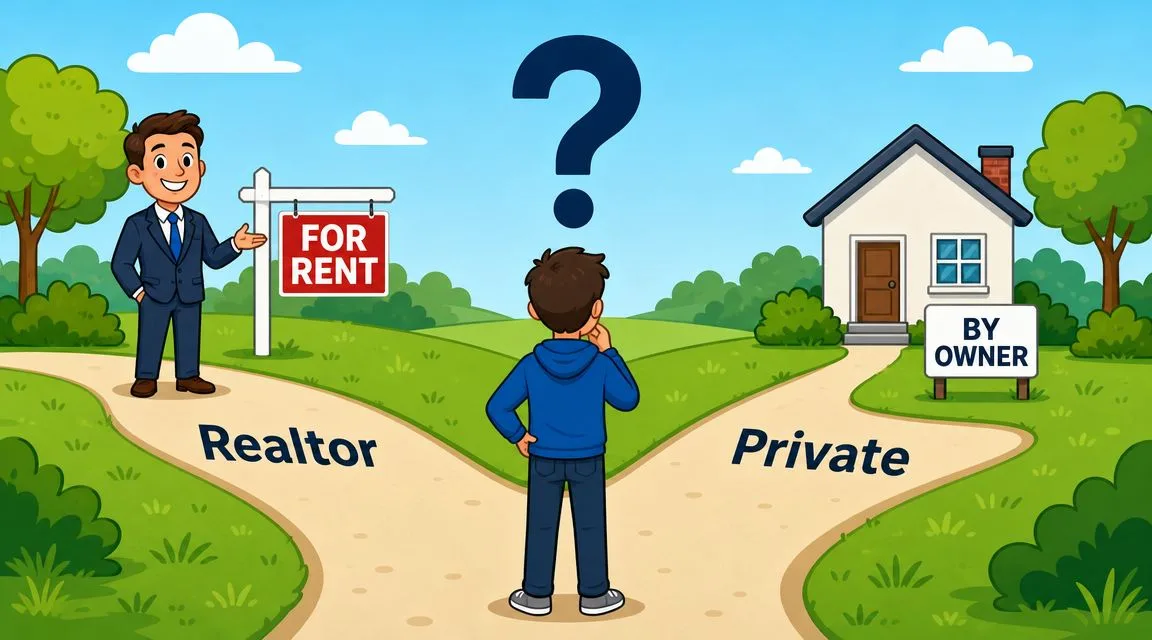 The Search Strategy Realtor vs Private Rental