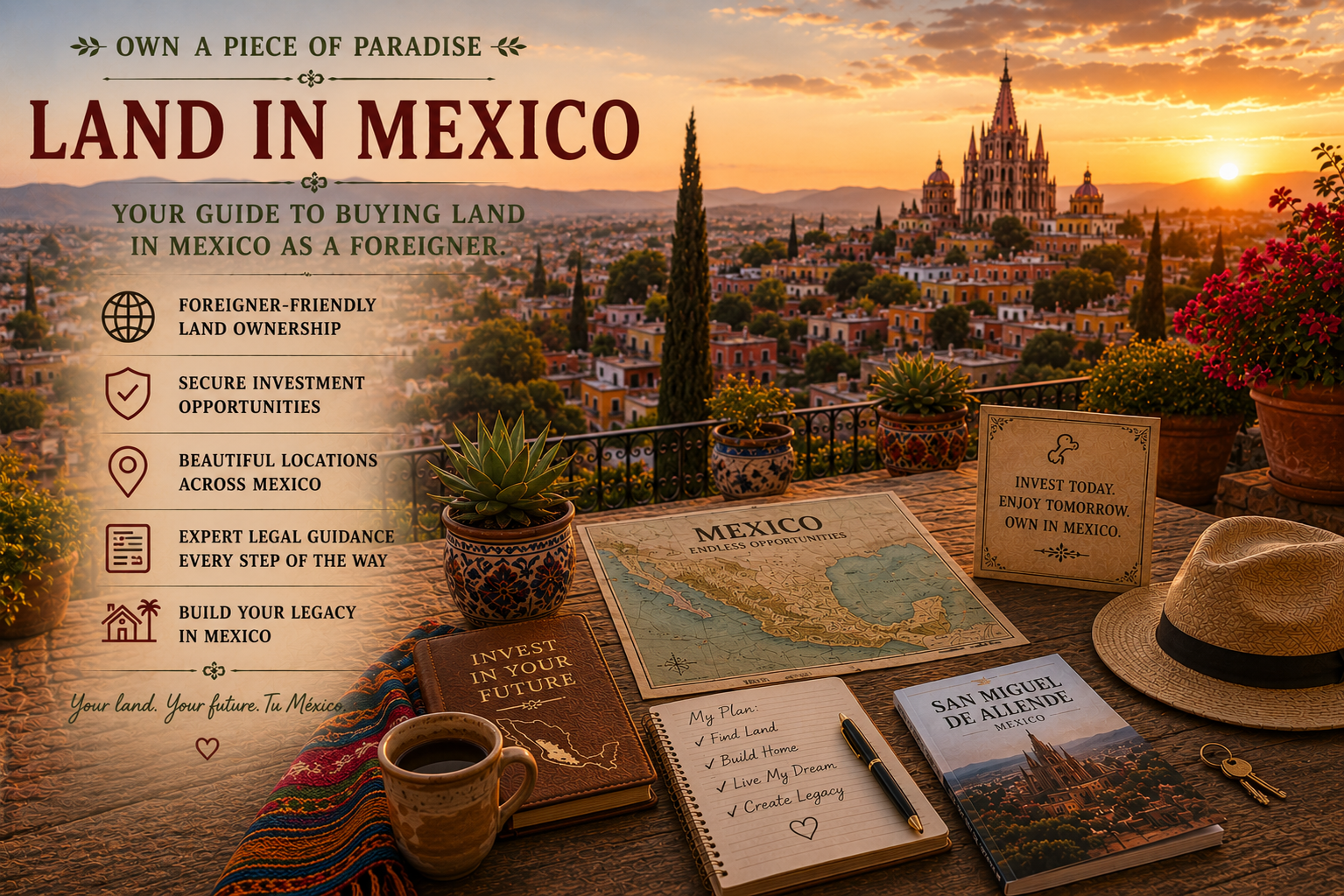 land in mexico
