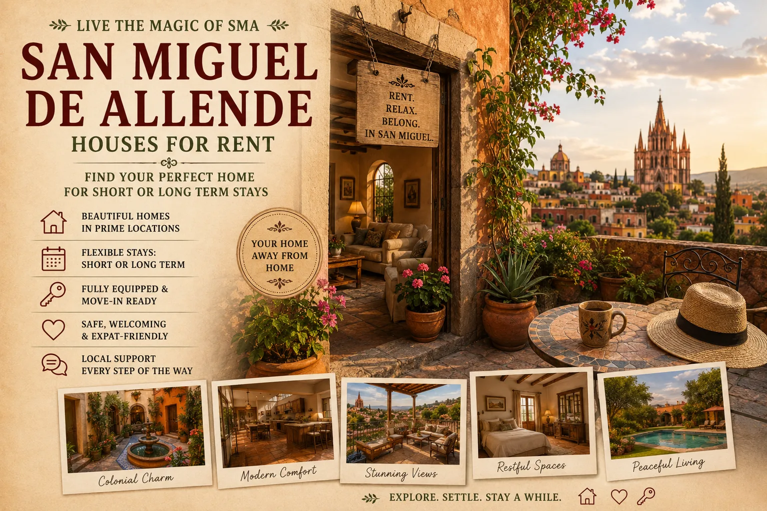 San Miguel De Allende Houses for Rent: Your 2026 Guide