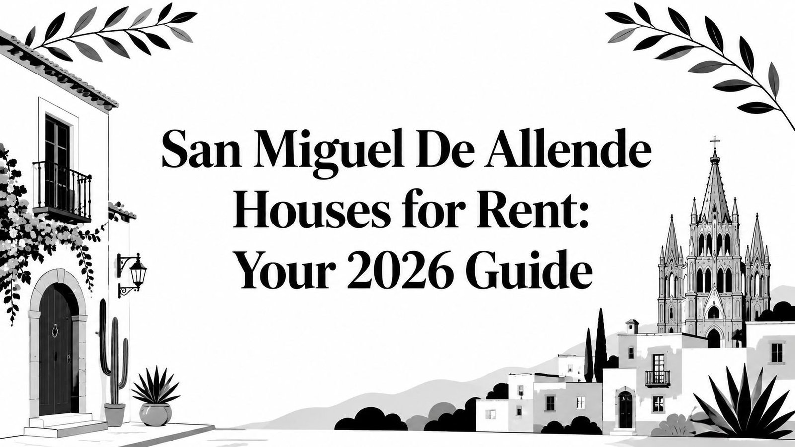 san miguel de allende houses for rent street scene - Inside San Miguel